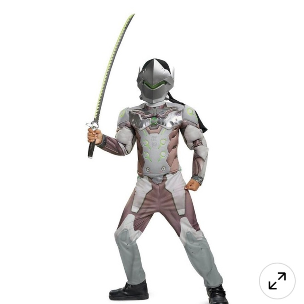 Boys Genji Muscle Costume - Overwatch
